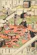 Célébrations en Coulisses d'un Succès Complet au Théâtre Nakamura - Utagawa Kunisada Toyokuni III — vy av konstverket