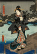 Svart - Utagawa Kunisada Toyokuni III — vy av konstverket