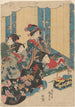 fyra klädda hovdamer med elegans - Utagawa Kunisada Toyokuni III — vy av konstverket