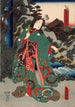Grön - Utagawa Kunisada Toyokuni III — vy av konstverket