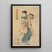 Ichikawa Kyuzo som spelar rollen som Shodayu - Utagawa Kunisada Toyokuni III — inramlat konstverk på väggen