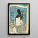 skådespelaren från Osaka Nakamura Shikan i rollen som daimyo Fujiwara no Tokihira - Utagawa Kunisada Toyokuni III — inramlat konstverk på väggen
