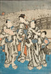 sommarfirande i Edo - Utagawa Kunisada Toyokuni III — vy av konstverket