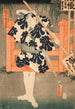 Le héros Danshichi Kurobei dans Natsu Matsuri Naniwa Kagami - Utagawa Kunisada Toyokuni III — vy av konstverket