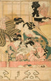 unga kvinnor i en teaterloge - Utagawa Kunisada Toyokuni III — vy av konstverket