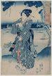 Geisha på floden Sumidas strand - Utagawa Kuniyoshi — vy av konstverket