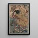 Kinhyshi yrin hjältar från Suikoden - Utagawa Kuniyoshi — inramlat konstverk på väggen