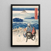 Fiskare från Sagami som lossar boniter - Utagawa Kuniyoshi — inramlat konstverk på väggen
