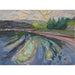Reproduktion av målningen Vågorna mot stranden - Edvard Munch
