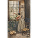 Reproduktion av målningen Valencienne à la grille - Joaquín Sorolla