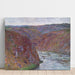 Reproduktion av målningen Vallée de la Creuse (grå dag) - Claude Monet
