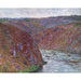 Reproduktion av målningen Vallée de la Creuse (grå dag) - Claude Monet