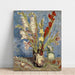 Reproduktion av målningen Vase med gladioler och astrar från Kina - Vincent van Gogh