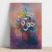 Reproduktion av målningen av anemoner - Odilon Redon
