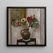 Vase danmones - Édouard Vuillard — inramlat konstverk på väggen