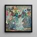Vas av blommor - Louis Valtat — inramlat konstverk på väggen