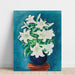 Reproduktion av målningen Vase de lys - Moïse Kisling
