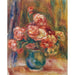 Reproduktion av målningen Vas av rosor - Pierre-Auguste Renoir