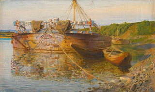Vasily Dmitrievich Polenov - Barge On The River Oka.webp