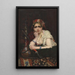 Odalisque - Vasily Dmitrievich Polenov — inramlat konstverk på väggen
