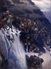 Souvorov som korsar Alperna 1799 - Vasily Surikov — vy av konstverket