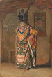 en buddhistisk lama under en festival på Pemionchi-klostret i Sikkim - Vasily Vereshchagin — vy av konstverket
