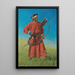 Soldat de Boukhara - Vasily Vereshchagin — inramlat konstverk på väggen