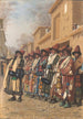 Dervischkör som tigger allmosa i Tasjkent - Vasily Vereshchagin — vy av konstverket