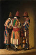Dervischer i festklädsel - Vasily Vereshchagin — vy av konstverket
