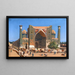 Madrasa Chir-Dor på Registanplatsen i Samarkand - Vasily Vereshchagin — inramlat konstverk på väggen