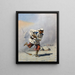 Mortellement blessé - Vasily Vereshchagin — inramlat konstverk på väggen