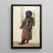 Personal säkerhetsmålning av Afghanistan - Vasily Vereshchagin — inramlat konstverk på väggen