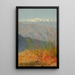Coucher de soleil dans l'Himalaya - Vasily Vereshchagin — inramlat konstverk på väggen