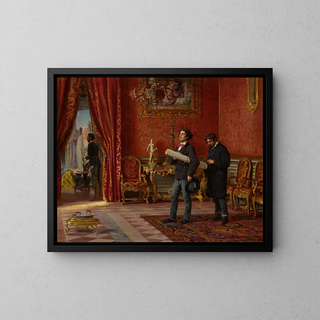 Vclav Brok - Two Artists Voytech Hynais and Brozik.webp