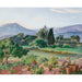 Reproduktion av målningen Vendanges i Faron-dalen - Henri Lebasque