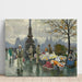 Reproduktion av målningen Vendeuses de fleurs au pont de la reine Louise à Copenhague - Paul Fischer