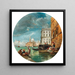 Venise, La Giudecca - James Holland — inramlat konstverk på väggen