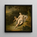 Venus med Cupido - Willem Van Mieris — inramlat konstverk på väggen