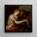 Venus avväpnande Mars - Efterföljare av Anthony van Dyck — inramlat konstverk på väggen