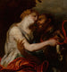 Venus avväpnande Mars - Efterföljare av Anthony van Dyck — vy av konstverket