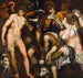 Venus och Adonis med Amor - Giuseppe Porta ateljé — vy av konstverket
