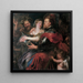 Venus och Mars - Peter Paul Rubens — inramlat konstverk på väggen