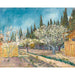 Reproduktion av målningen Verger bordé av cypresser - Vincent Van Gogh