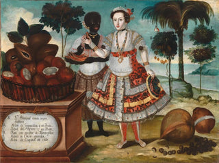 Vicente Albn - Noble Woman with Her Black Slave.webp