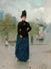 La Parisienne - Vicente Gómez Y. Plasencia — vy av konstverket