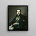 Juan Gutiérrez de León Le Prêtre - Vicente López Portaña — inramlat konstverk på väggen