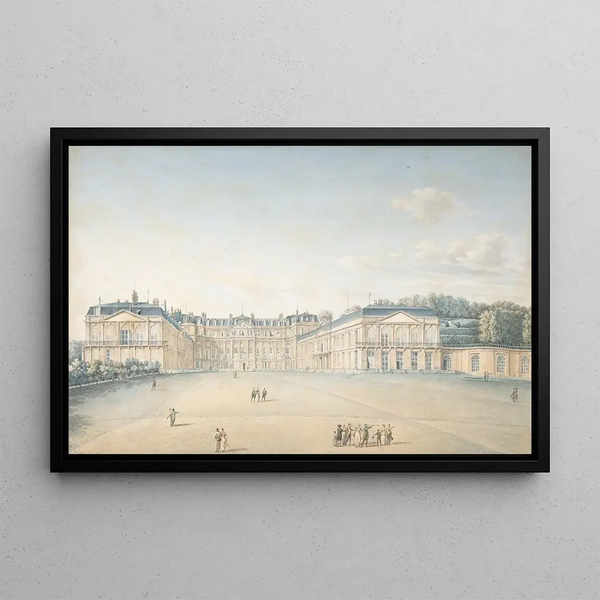 VictorJean Nicolle - Courtyard of the Chateau de SaintCloud.webp