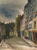 Rue Saint Julien le Pauvre Paris 5e - Victor Alfred Lundy — vy av konstverket