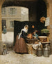 Crèmerie en hiver - Victor Gabriel Gilbert — vy av konstverket