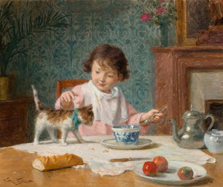 Victor Gabriel Gilbert - Jeune fille au chat.webp